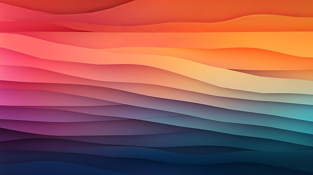 Abstract colorful gradient minimalism multicolor bacgkround Generative Ai