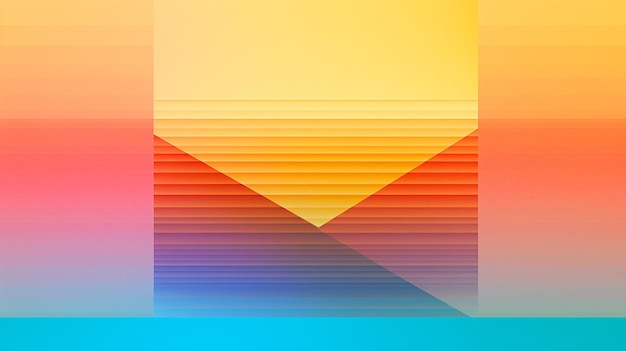 Photo abstract colorful gradient minimalism multicolor bacgkround generative ai