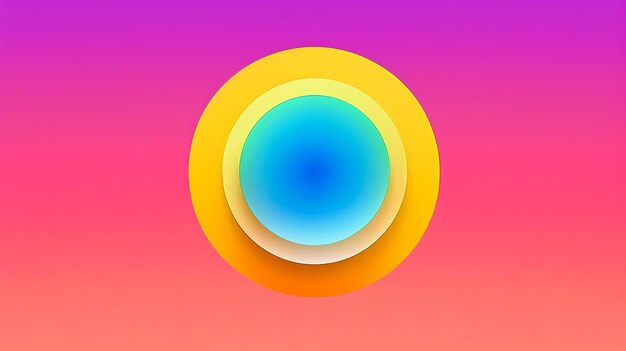 Photo abstract colorful gradient minimalism multicolor bacgkround generative ai