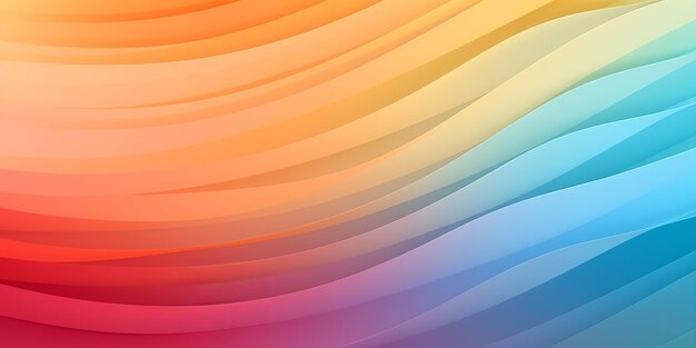 Abstract colorful gradient minimalism multicolor bacgkround Generative Ai