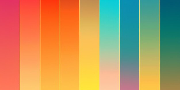 Photo abstract colorful gradient minimalism multicolor bacgkround generative ai