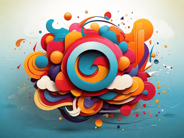 abstract colorful illustration graphic