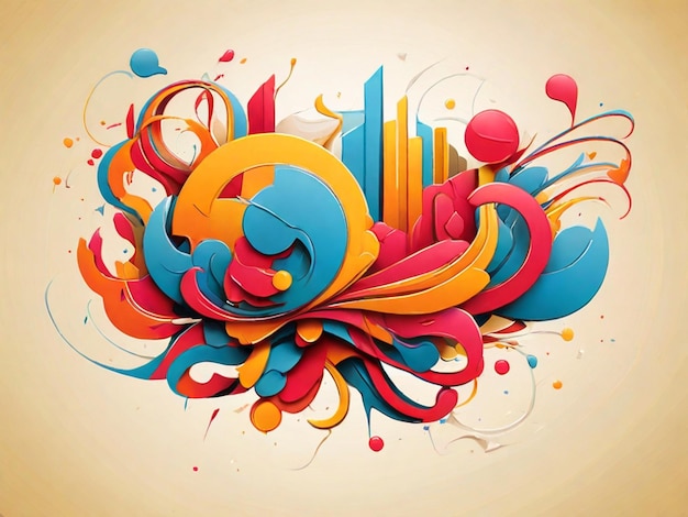 abstract colorful illustration graphic
