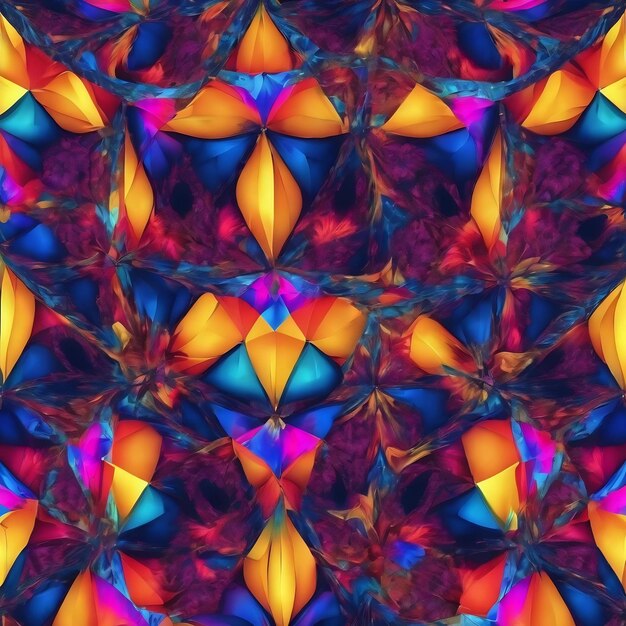 Foto fotografia di sfondo abstract a kaleidoscopio colorato