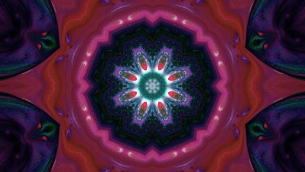 Abstract Colorful Kaleidoscope Background Photo