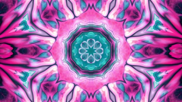 Abstract colorful kaleidoscope background photo