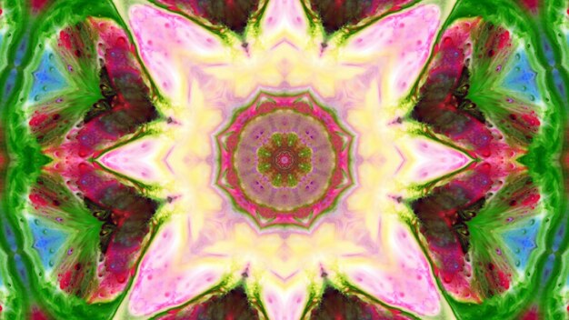 Abstract colorful kaleidoscope background photo