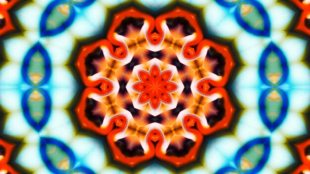 Abstract colorful kaleidoscope background photo