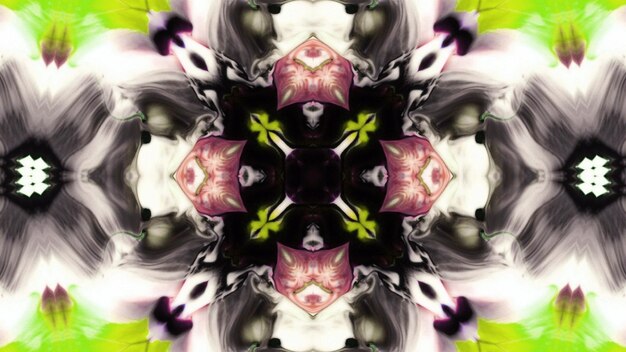 Photo abstract colorful kaleidoscope background photo