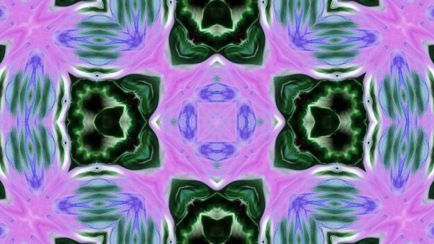 Abstract Colorful Kaleidoscope Background Photo