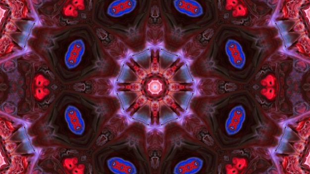 Abstract Colorful Kaleidoscope Background Photo