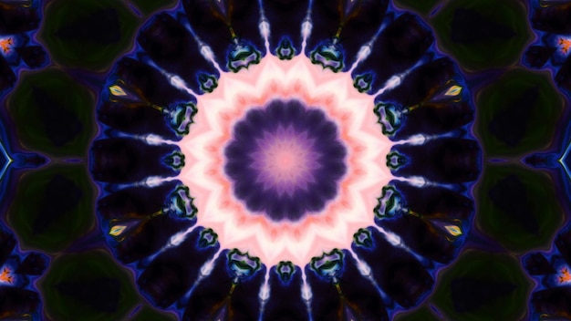 Abstract Colorful Kaleidoscope Background Photo