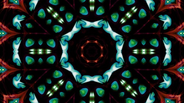 Abstract Colorful Kaleidoscope Background Photo