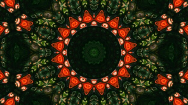 Abstract Colorful Kaleidoscope Background Photo