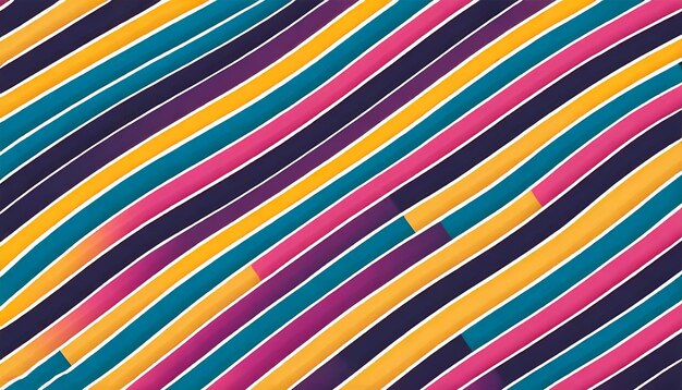 Photo abstract colorful line pattern background