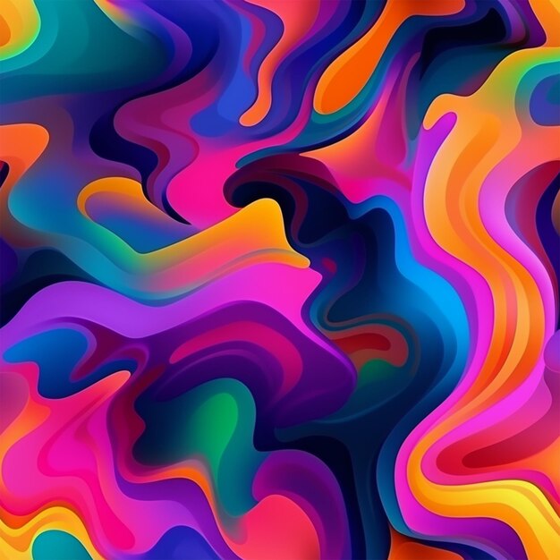 Abstract colorful liquid background