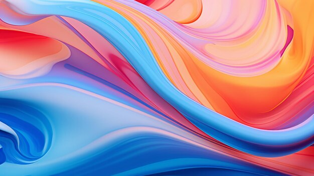 Abstract colorful liquid background