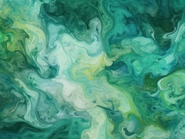 Photo abstract colorful liquid marble texture generative ai