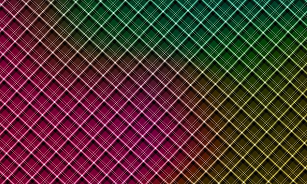 Abstract colorful little checkered pattern banner design