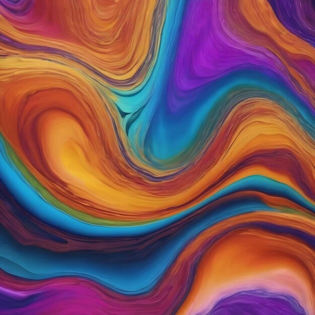 Abstract colorful multicolored backgroundfluid artbackground with liquid oil patternmixed colors