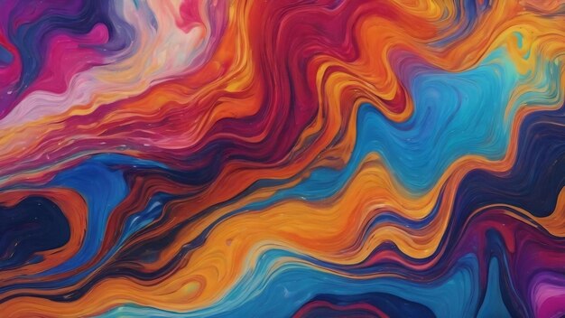 Abstract colorful multicolored backgroundfluid artbackground with liquid oil patternmixed colors