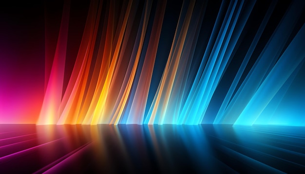 Abstract colorful neon background