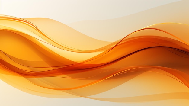 Photo abstract colorful orange curve background