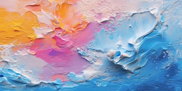 Abstract colorful painting texture background generative ai