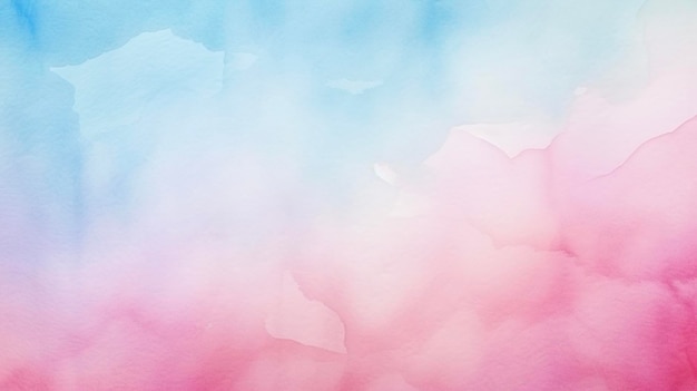 Photo abstract colorful pastel gradient with watercolor for background