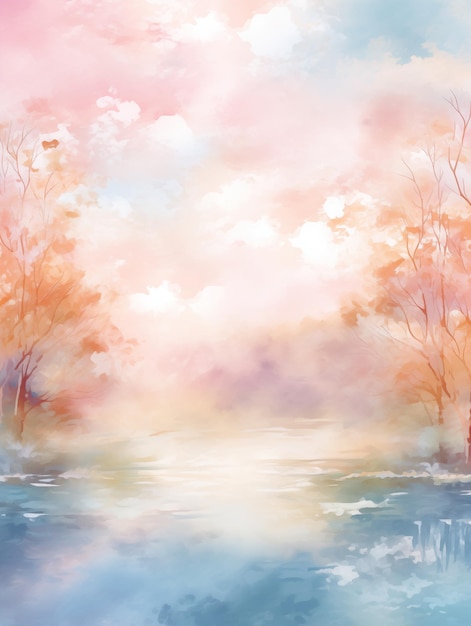 Абстрактная красочная пастель натуральная пейзажа масляная живопись с луговыми цветами Эстетический фон