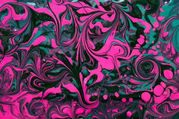 Abstract colorful pink liquid acrylic background