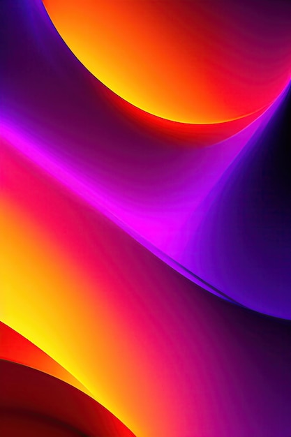 Abstract colorful purple fiery shapes Fantasy light background Digital fractal art