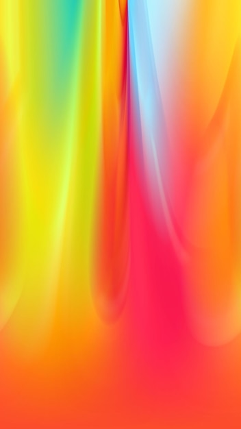 Фото Абстрактный красочный радужный фон для историй спонтанные размытые линии вертикального изображения