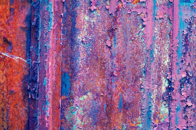 Abstract colorful rust surface background