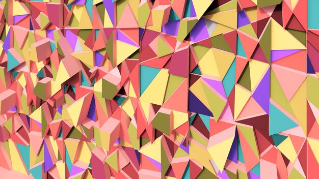 Abstract colorful shapes background