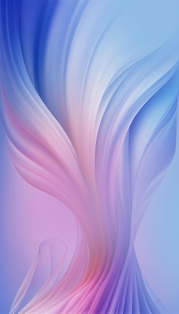 Abstract colorful silky background by Generative AI