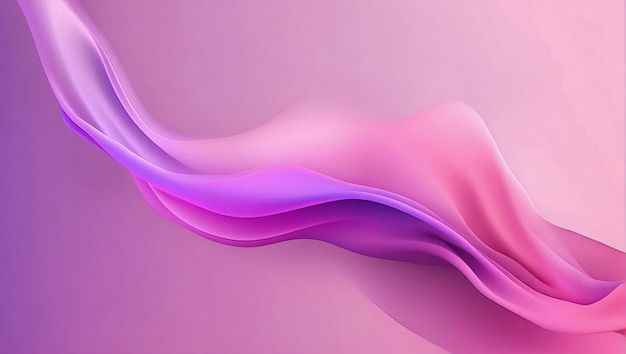 추상적인 다채로운 연기 배경과 분홍색 보라색 부드러운 그라디언트 연기 물결 배너