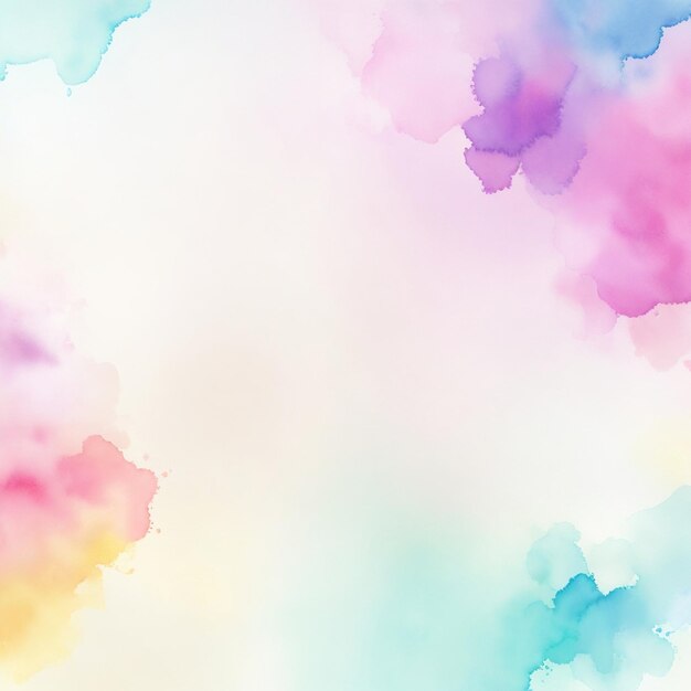 Abstract colorful soft colorful watercolor texture background