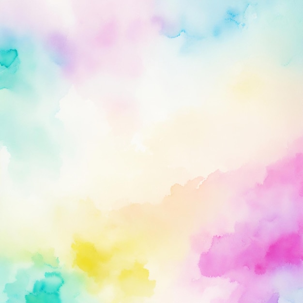 Abstract colorful soft colorful watercolor texture background