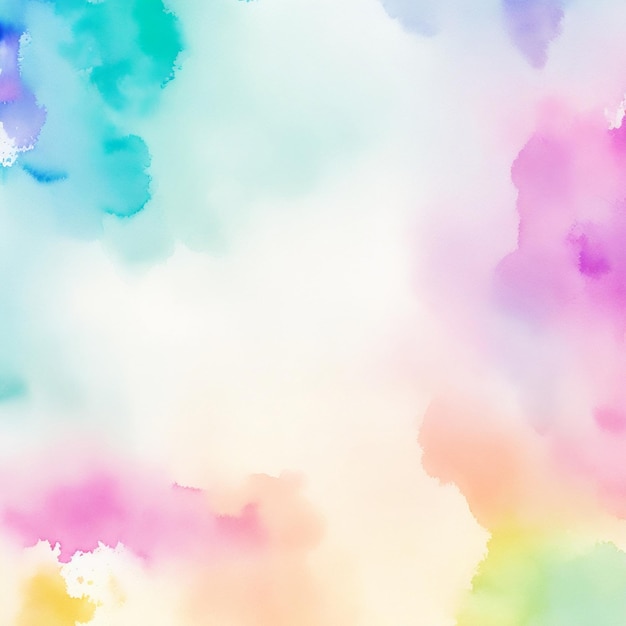 Abstract colorful soft colorful watercolor texture background