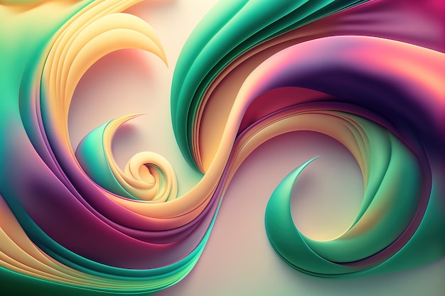 abstract colorful swirl background