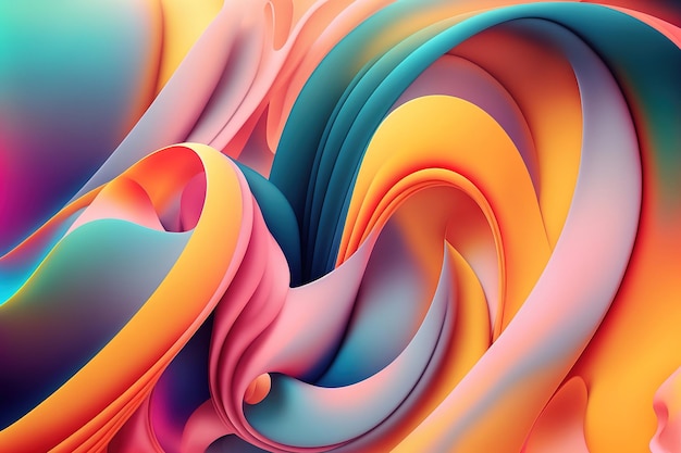 abstract colorful swirl background