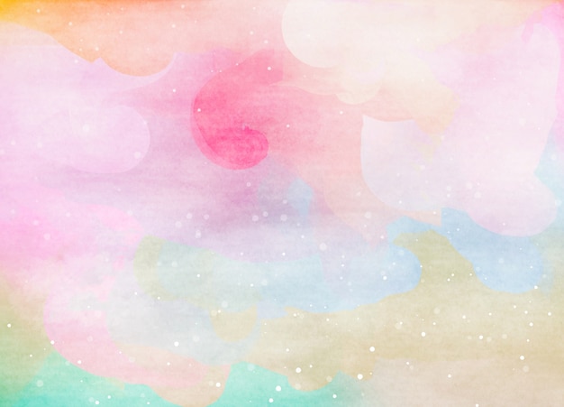 Abstract colorful watercolor for background. Abstract digital art background. 