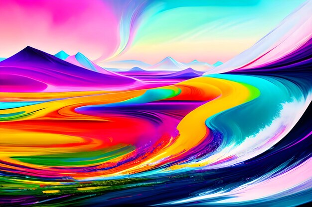 Abstract colorful watercolor background hd