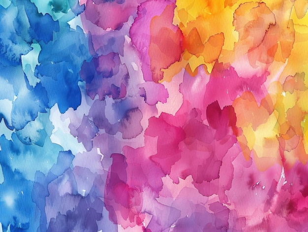 Photo abstract colorful watercolor background