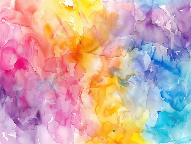 Photo abstract colorful watercolor background