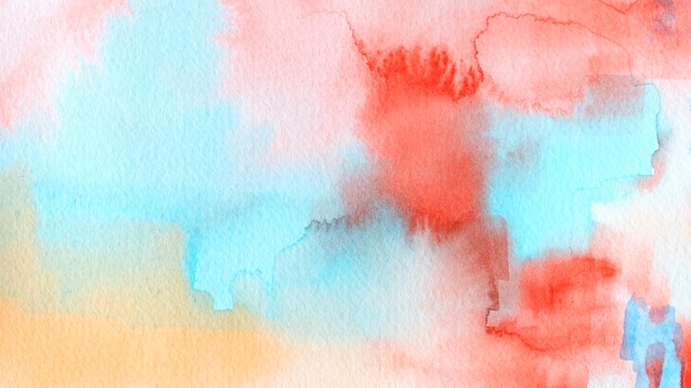 Abstract colorful watercolor stain texture