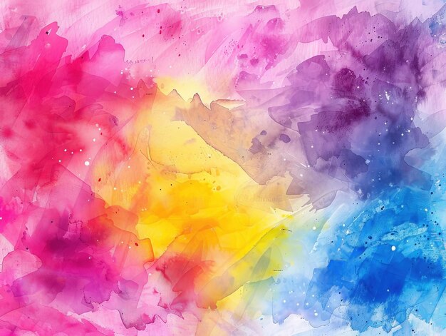 Photo abstract colorful watercolors for the background