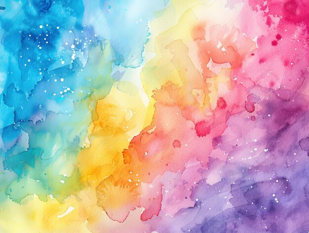 Photo abstract colorful watercolors for the background