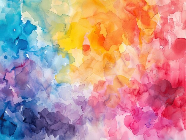 Photo abstract colorful watercolors for the background